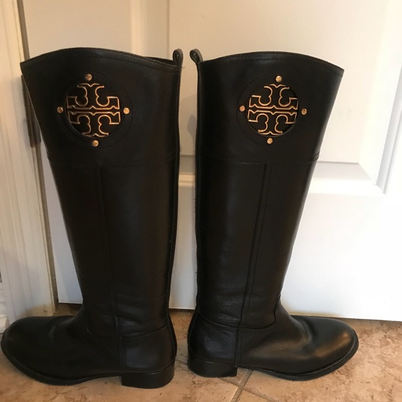Tory Burch Shoes - Tory Burch black riding boots